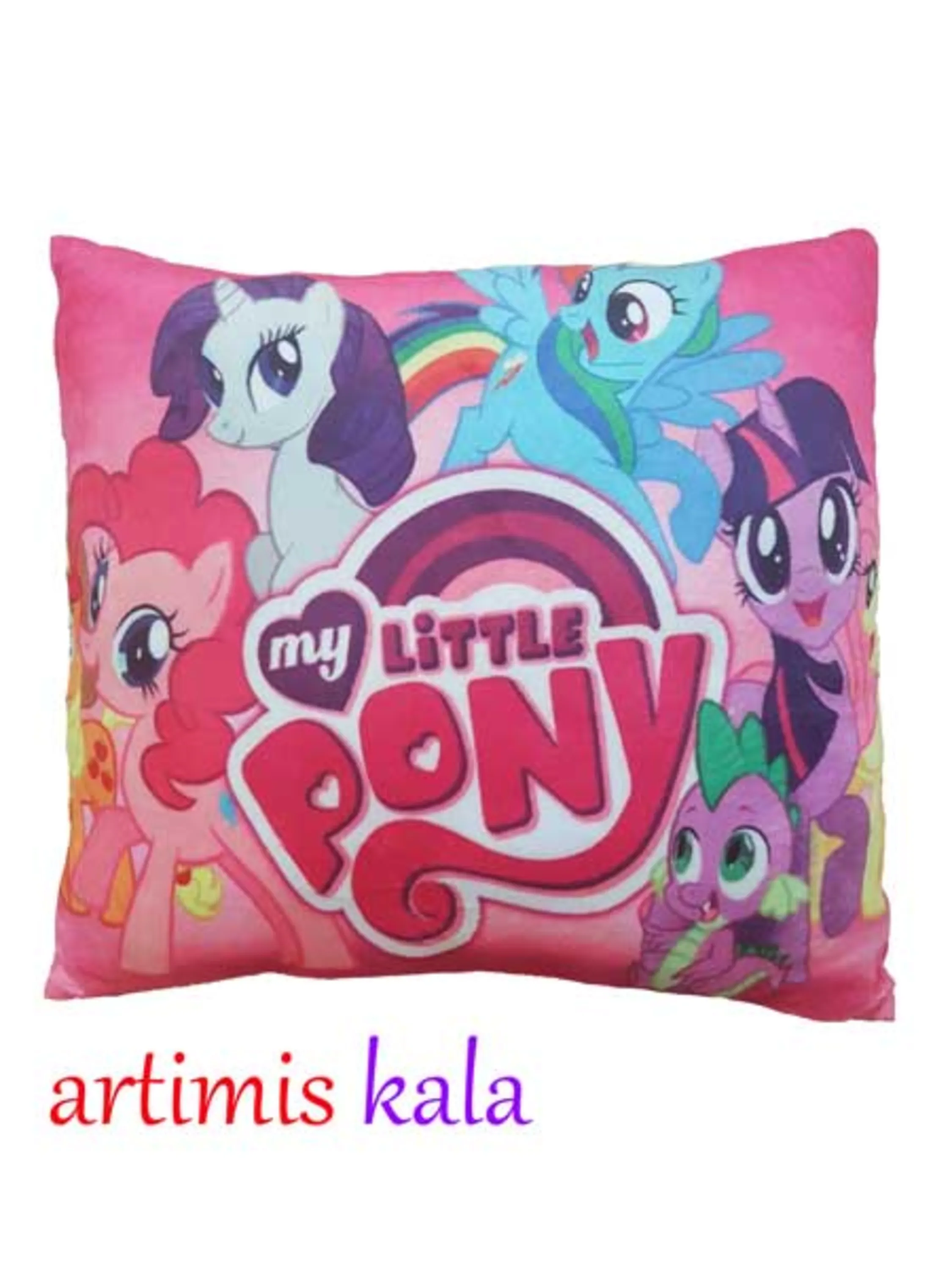 کوسن دخترانه طرح پونی